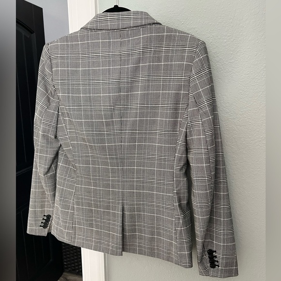 HM plaid striped Blazer suit Jacket - Picture 2 of 4